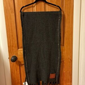 Coach Gray Knit Scarf